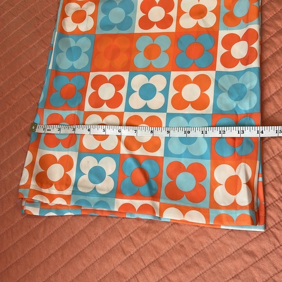 NWT Retro Stage 60s Inspired HALTER COLORBLOCK FLORAL SLEEVELESS JUMPSUIT sz 2XL - Picture 10 of 15